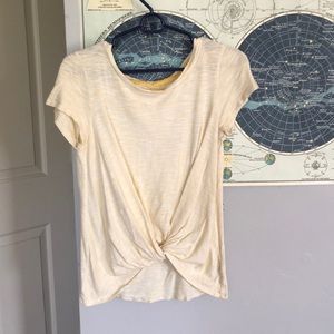 striped tee with built in tie!